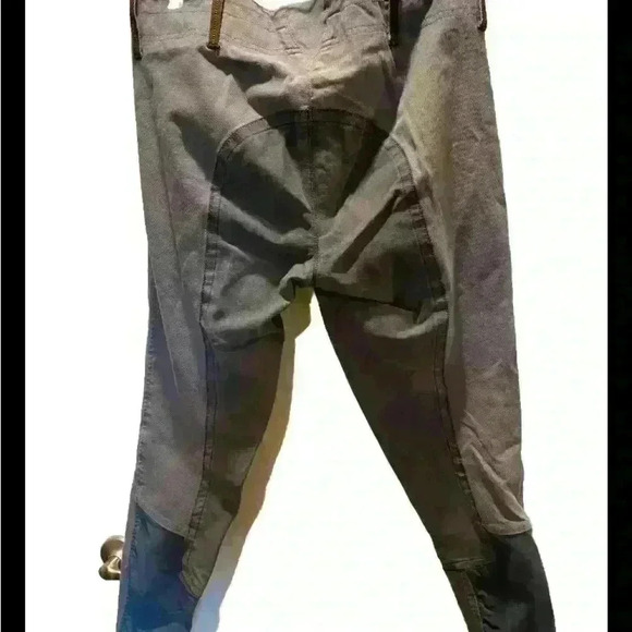 Ariat Pro Series Women's 30L Blue Riding Breeches Stretch Knee Patches Pants - Picture 2 of 3